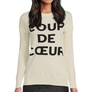 Zadig & Voltaire Gaby Graphic Wool & Cashmere Sweatshirt - Size XS - Retail $498